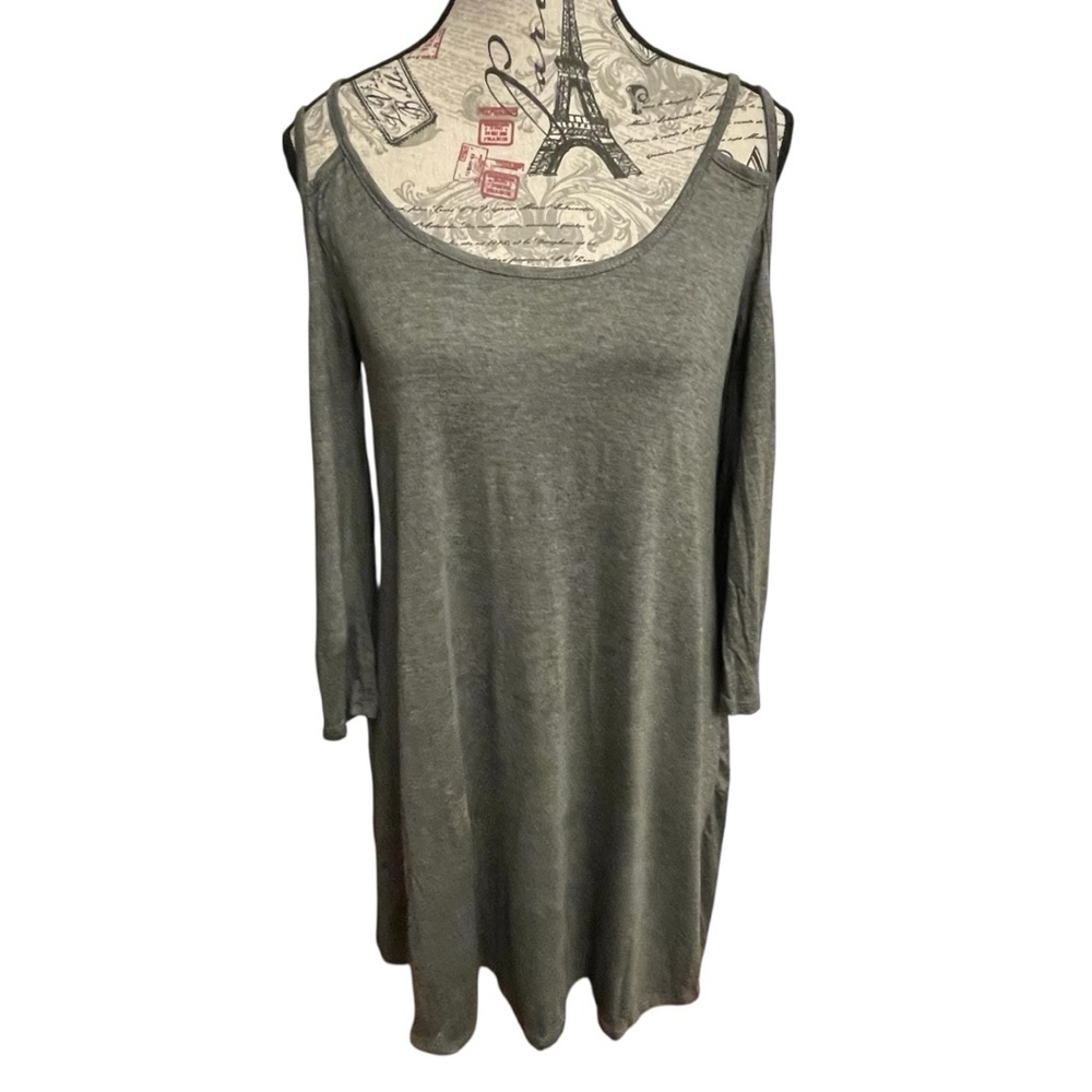 Acemi Charcoal Long Sleeve Top